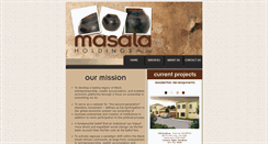 Desktop Screenshot of masalaholdings.com