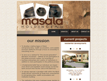 Tablet Screenshot of masalaholdings.com